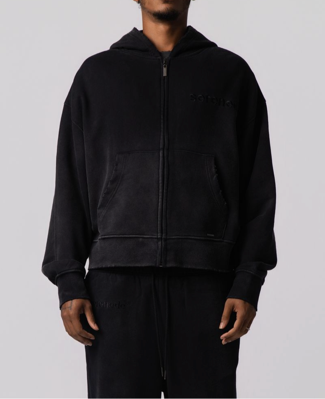 Serenede ESSENTIAL Zip Set Black