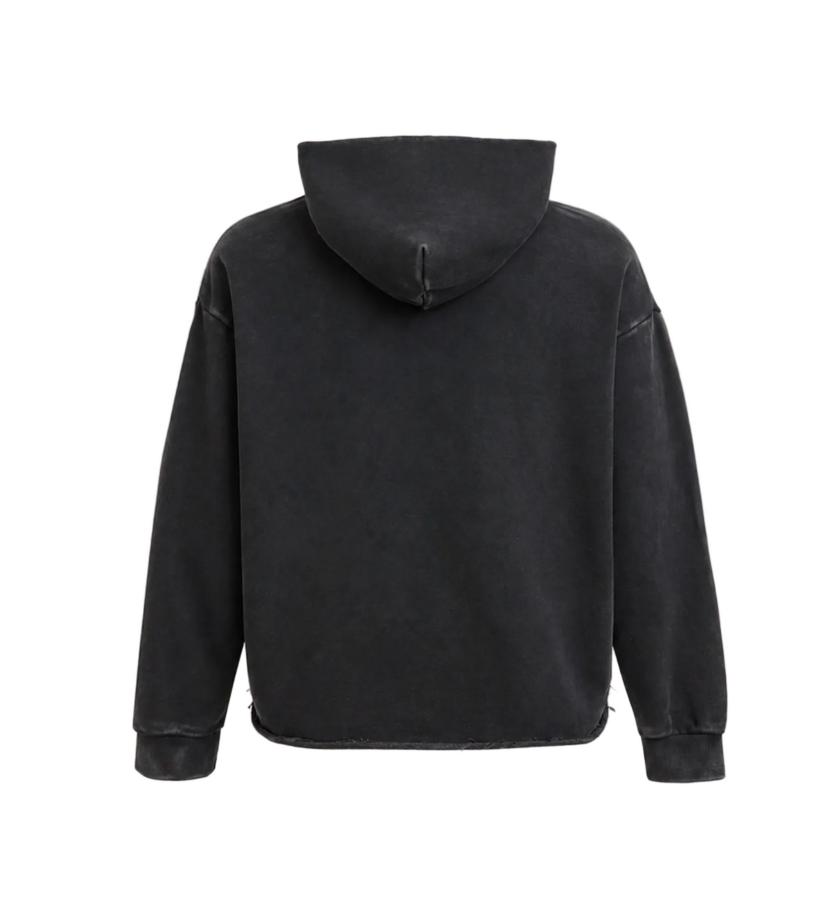 FOUND Embroidered Wildlife Hoodie Black