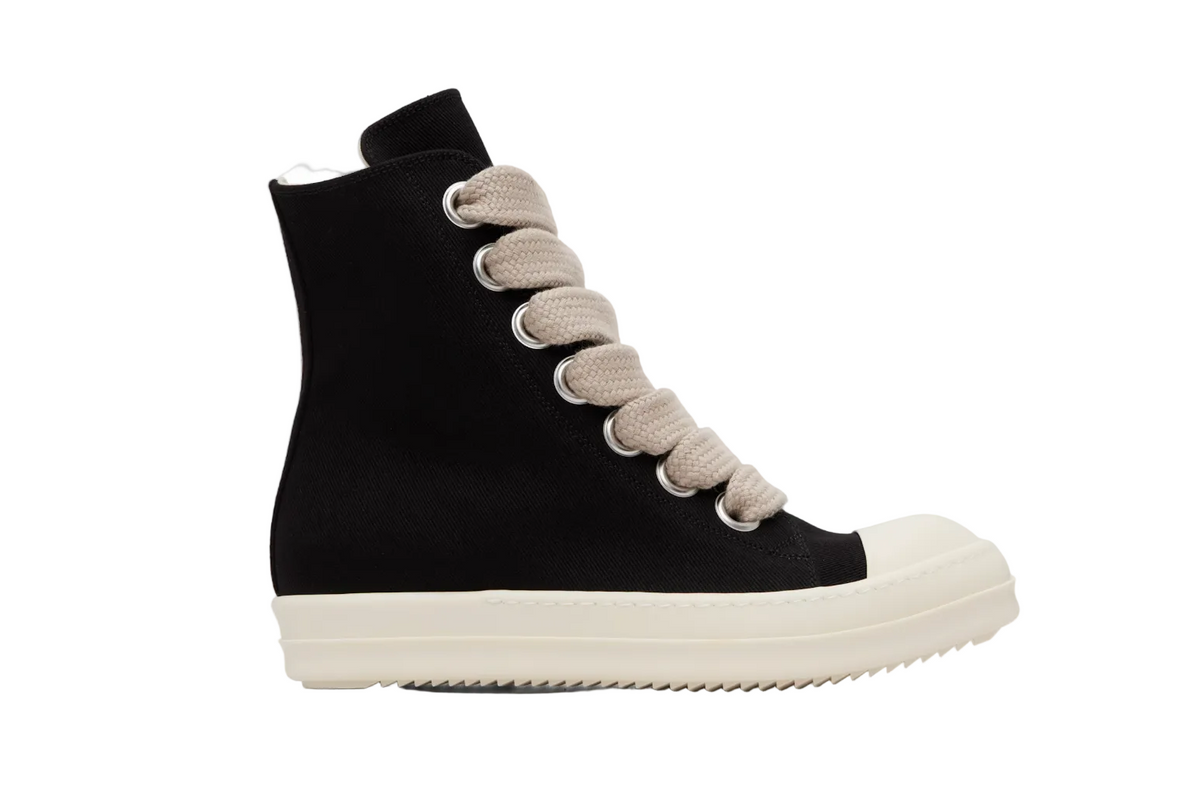 Rick Owens DRKSHDW Black Tower Jumbolace Sneaks Sneakers
