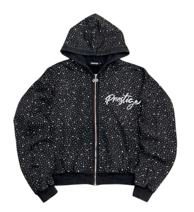 Prestige Diamond Hoodie Black