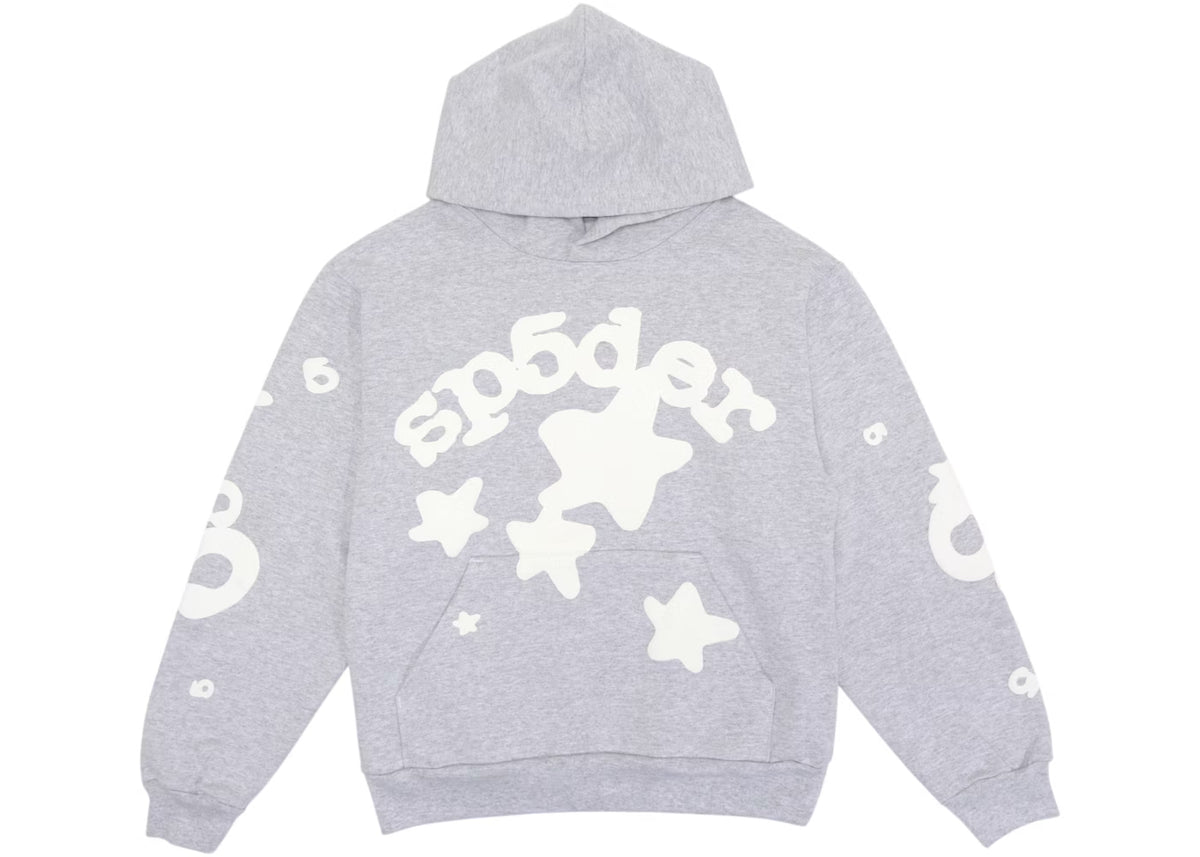 SP5DER BELUGA PULL OVER - HEATHER GREY