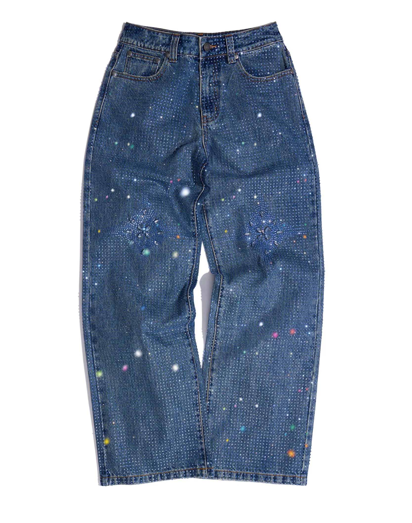BIRTH OF ROYAL CHILD | 20K Diamond Stellar Denim Pants IN Blue