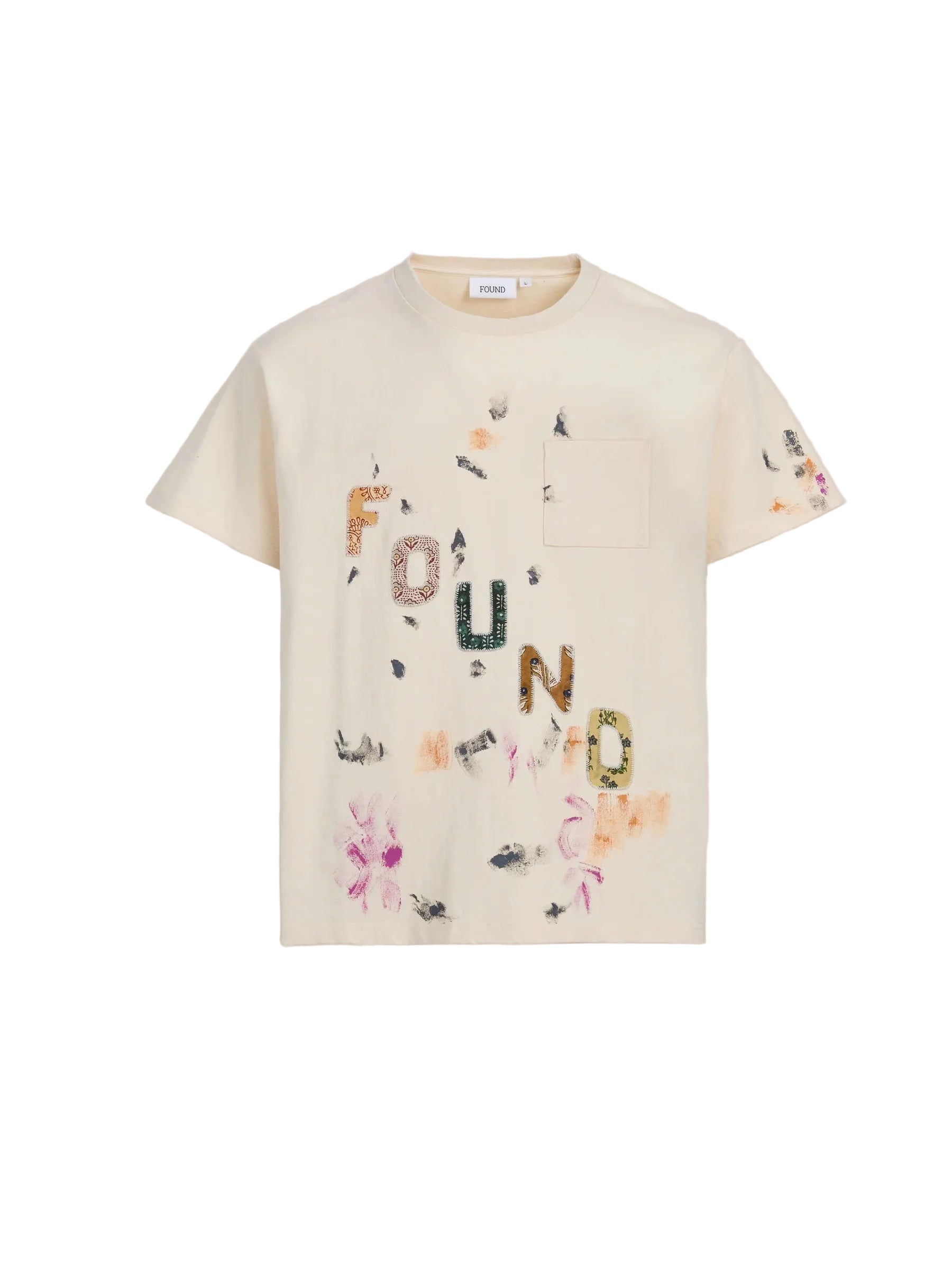 FOUND Tapestry Logo Paint Tee