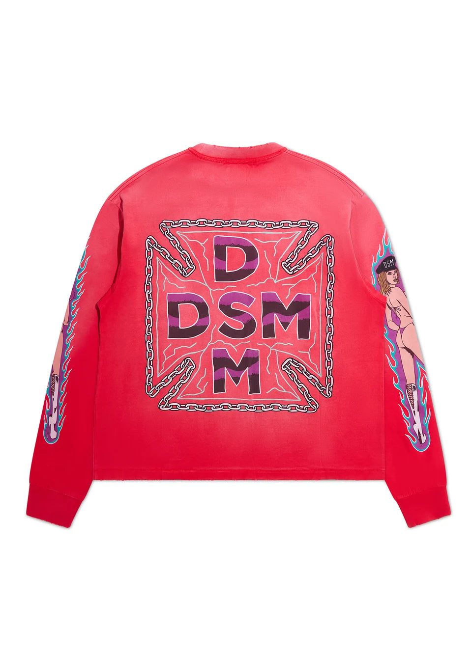 Diet Starts Monday Thunder Long Sleeve Red