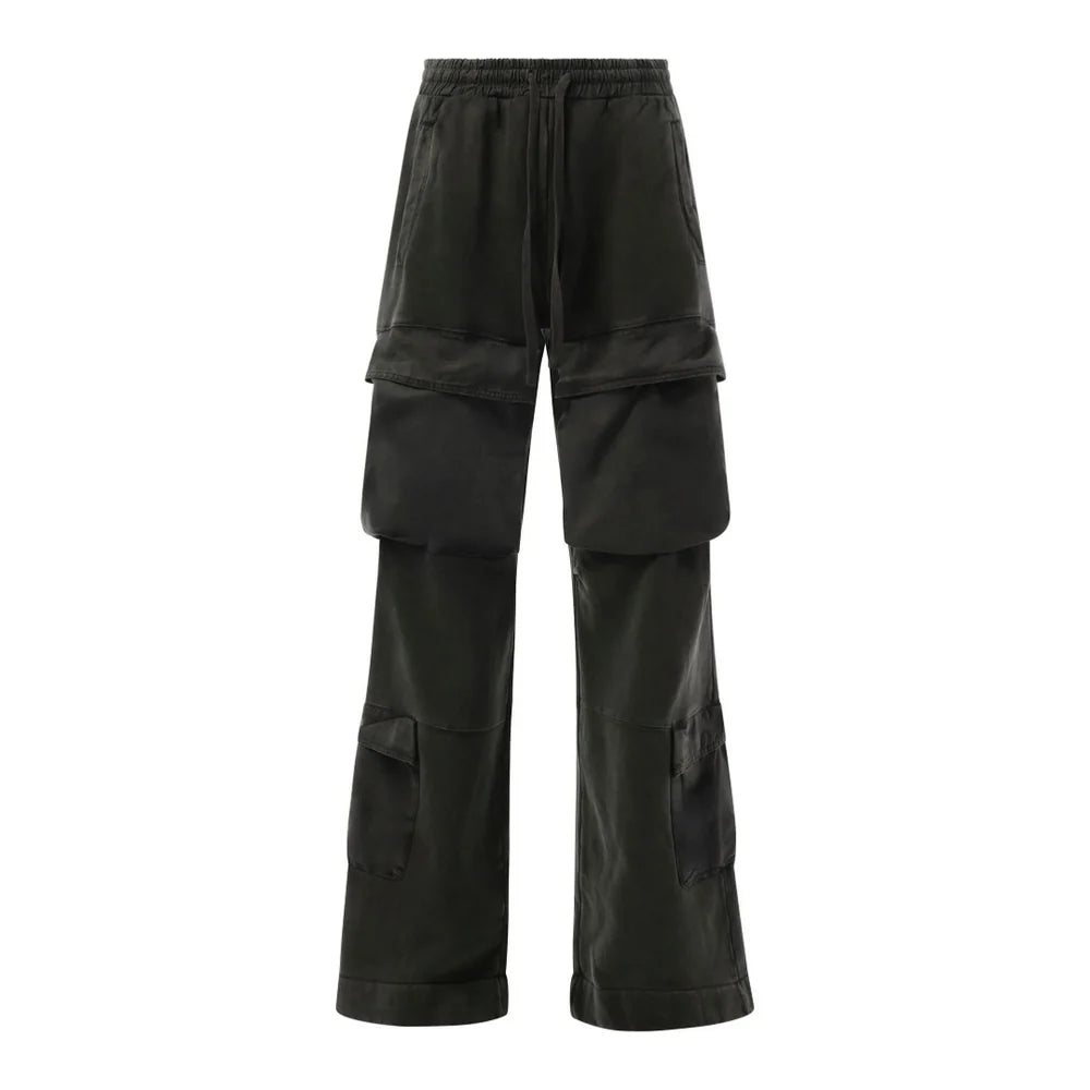 ENTIRE STUDIOS | UTILITY SWEATPANTS IN WASHED BLACK