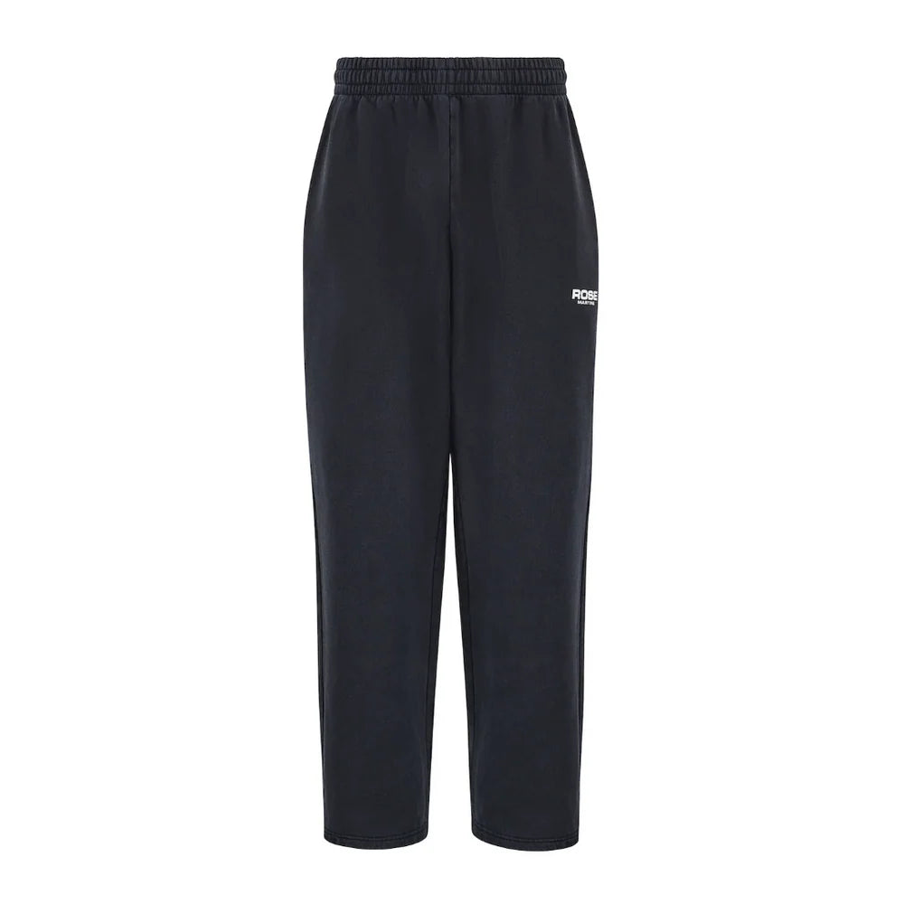 MARTINE ROSE WIDE LEG TRACKPANT IN BLACK