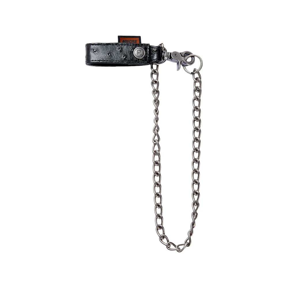 MARTINE ROSE BONDAGE CLIP CHAIN IN BLACK
