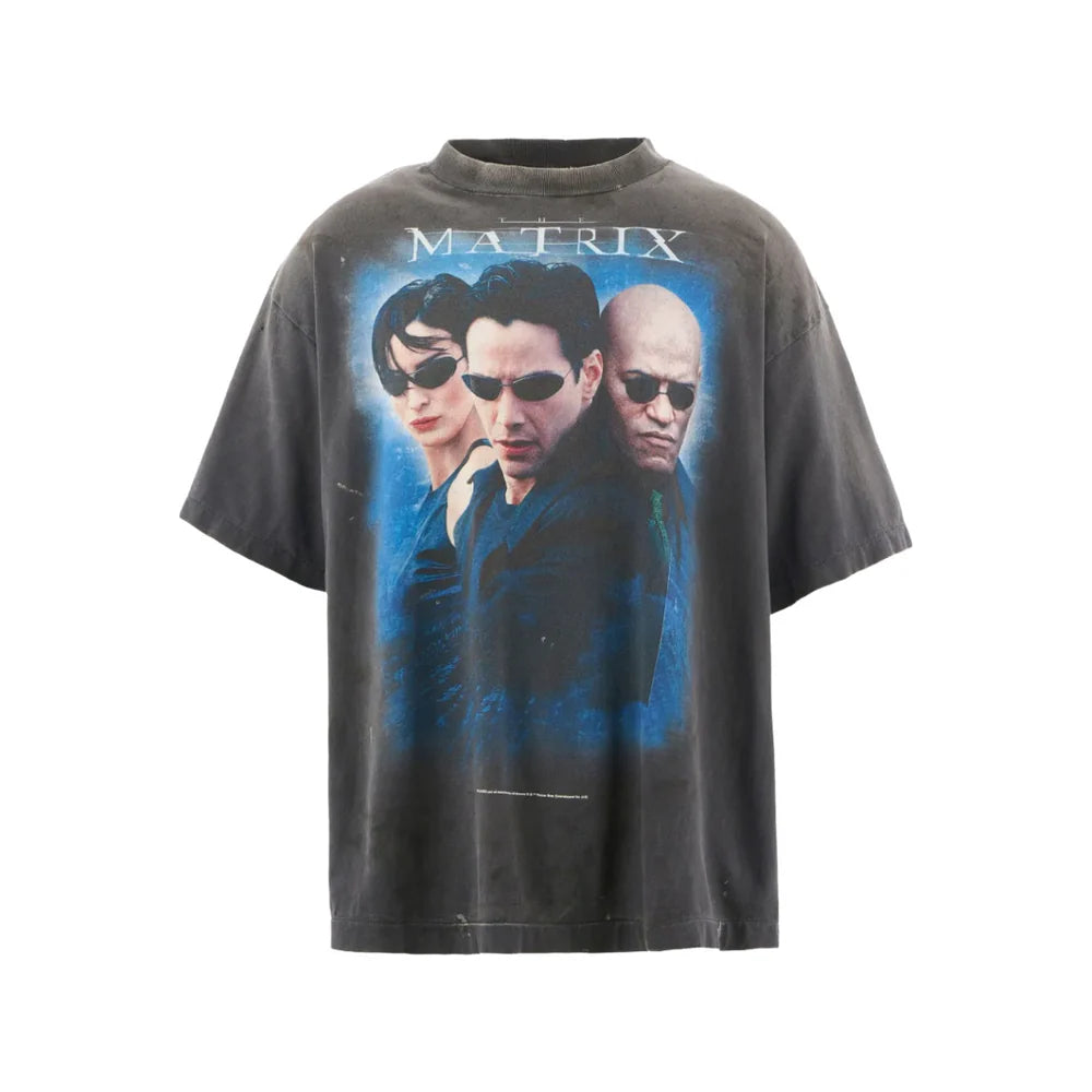 SAINT MICHAEL MATRIX T-SHIRT GRAY