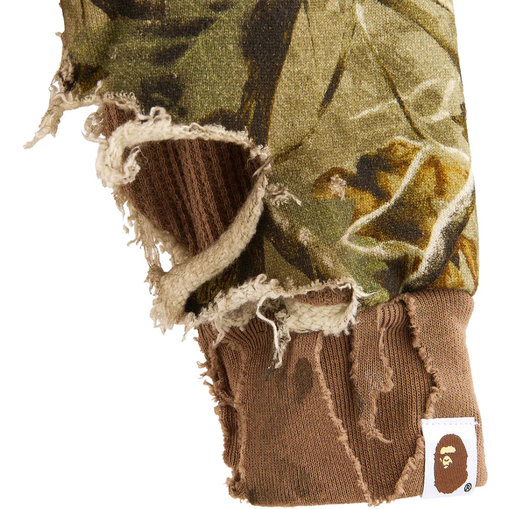 BAPE X SAINT MXXXXXX ZIP HOODIE CAMO
