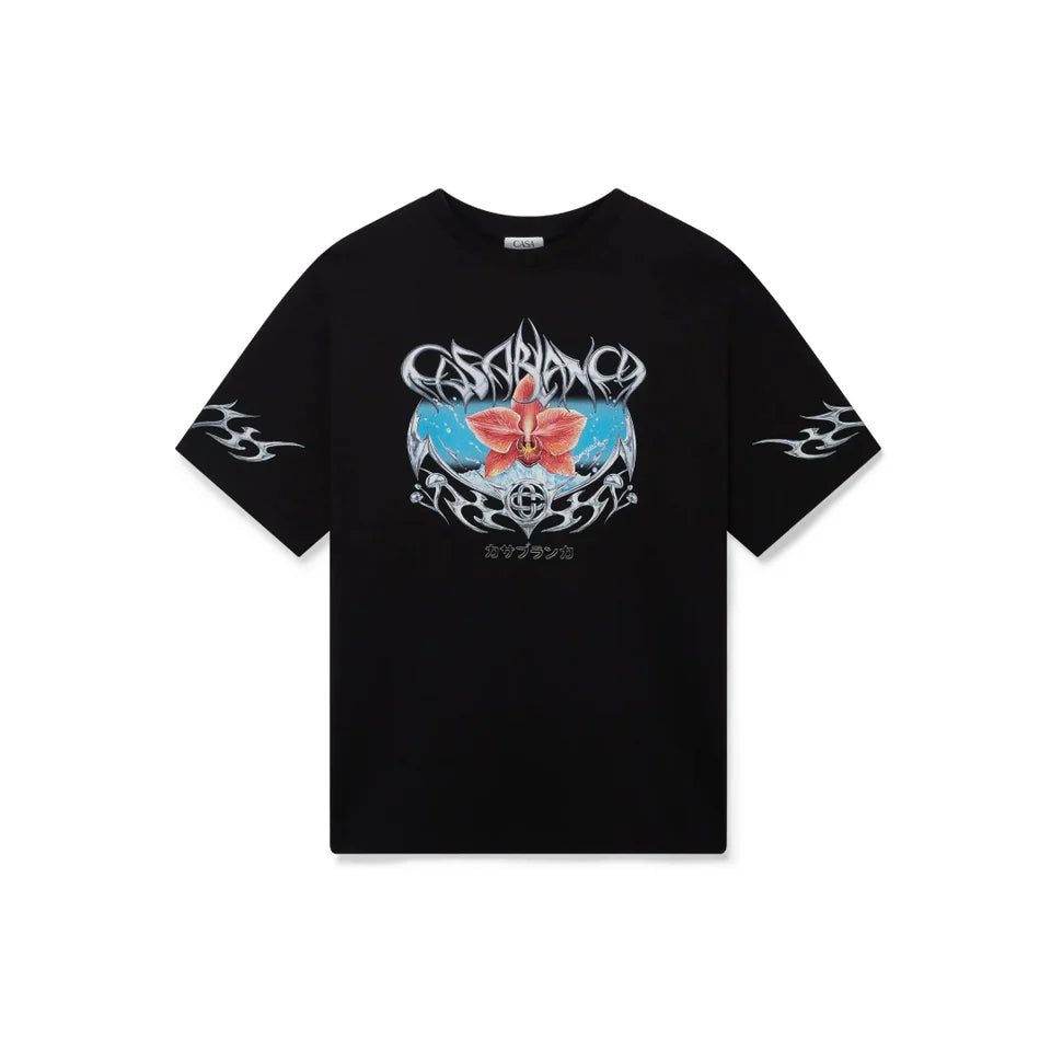 CASA BLANCA BLADES OVERSIZED SHORT SLEEVE T-SHIRT