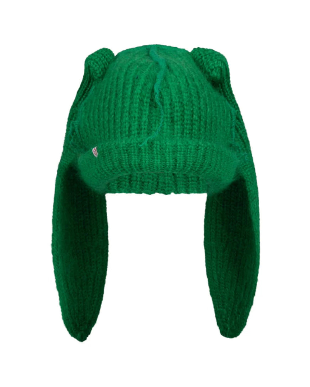 CHARLES JEFFREY LOVERBOY MOHAIR CHUNKY RABBIT BEANIE IN GREEN