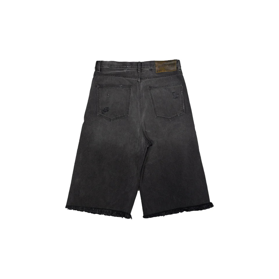 SEKRIT SAINTS STUDDED CHOPPER SHORTS