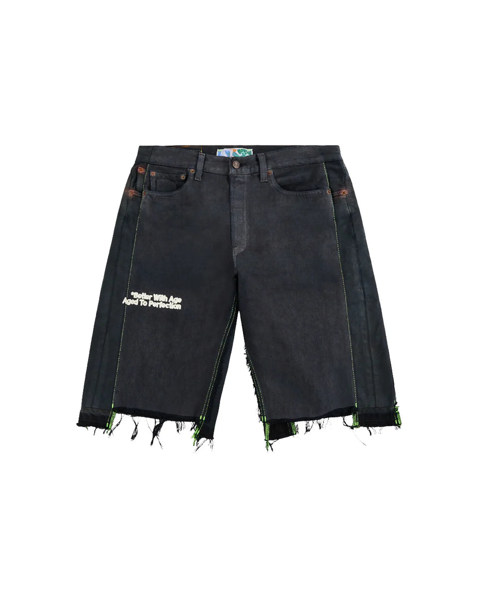 BETTER WITH AGE MONROE TRIPLE WIDE DENIM SHORT
