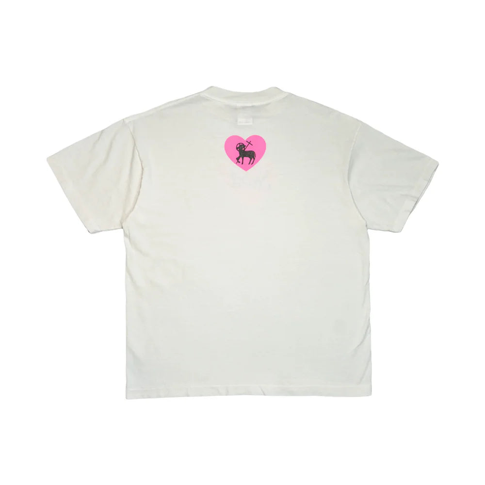 SAINT MICHAEL HEART SAINT T-SHIRT WHITE