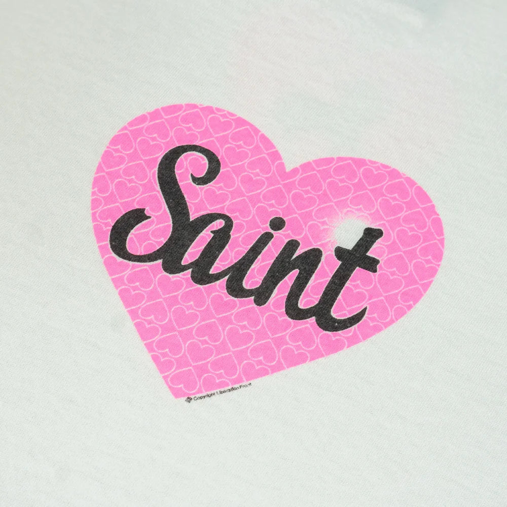 SAINT MICHAEL HEART SAINT T-SHIRT WHITE