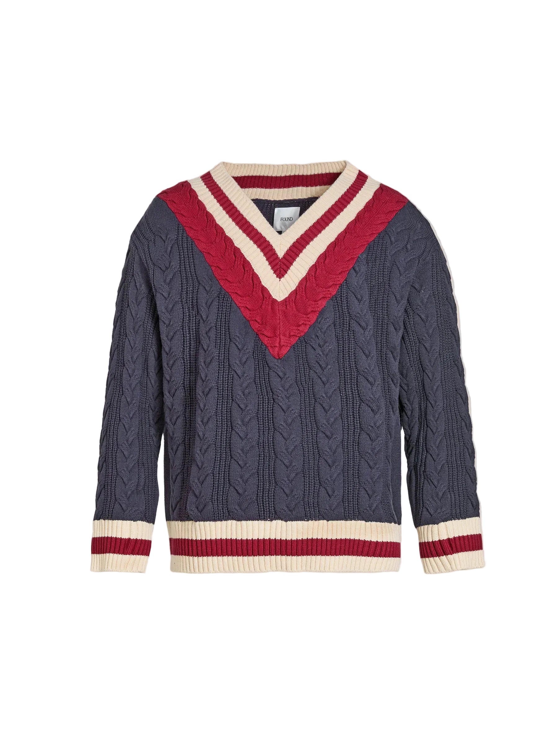 FOUND Cricket V Neck Sweater