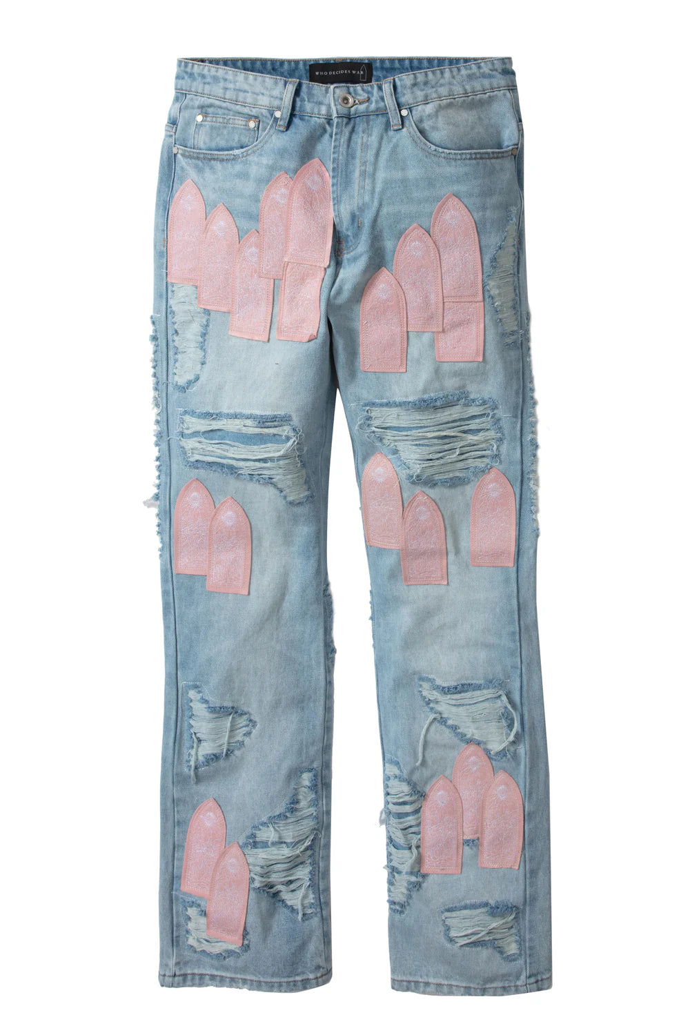 WHO DECIDES WAR EASTER PINK DENIM