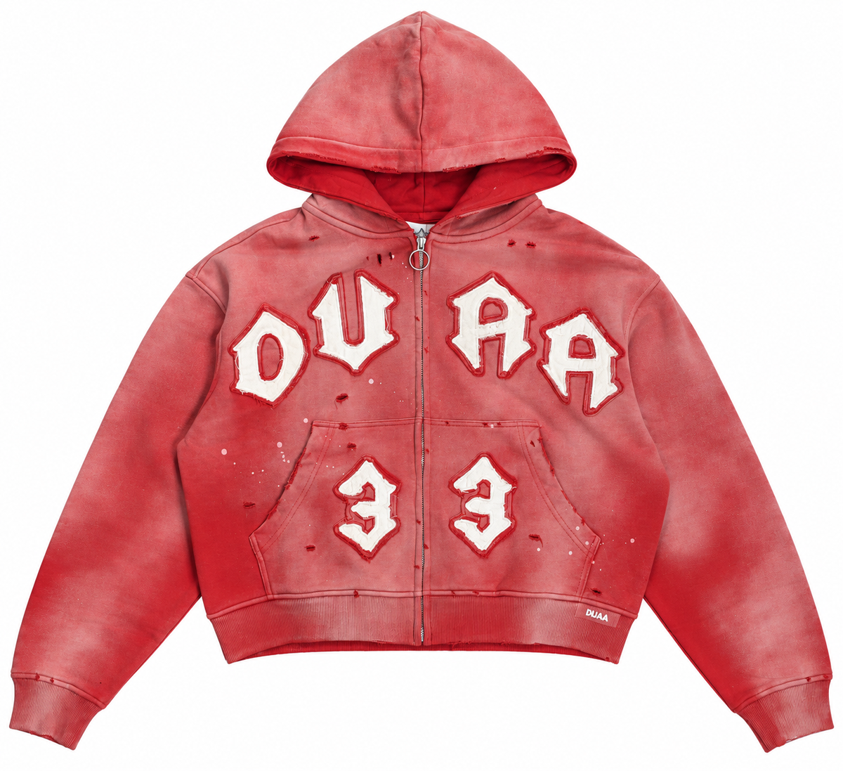 DUAA 33 RED HOODIE