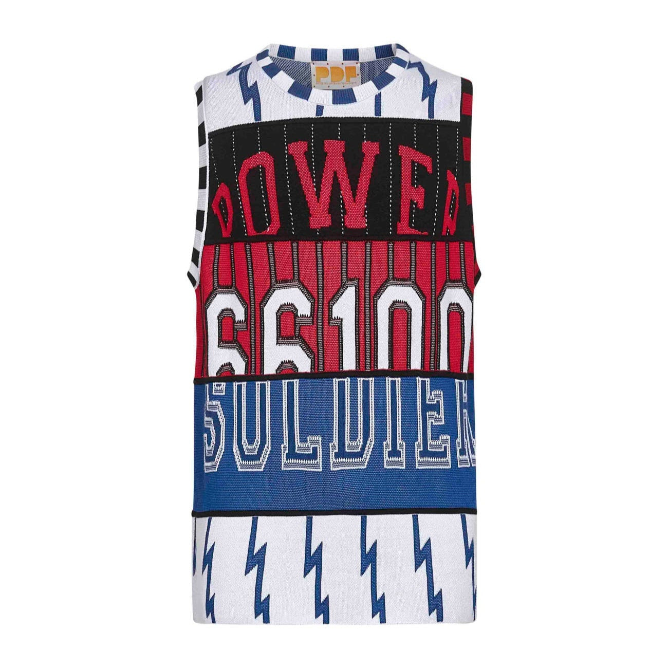 PDF Multicolor knit Power tank top