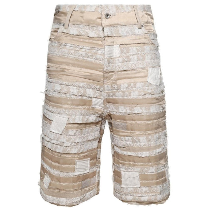 WHO DECIDES WAR Interwoven Shorts In Multicolor
