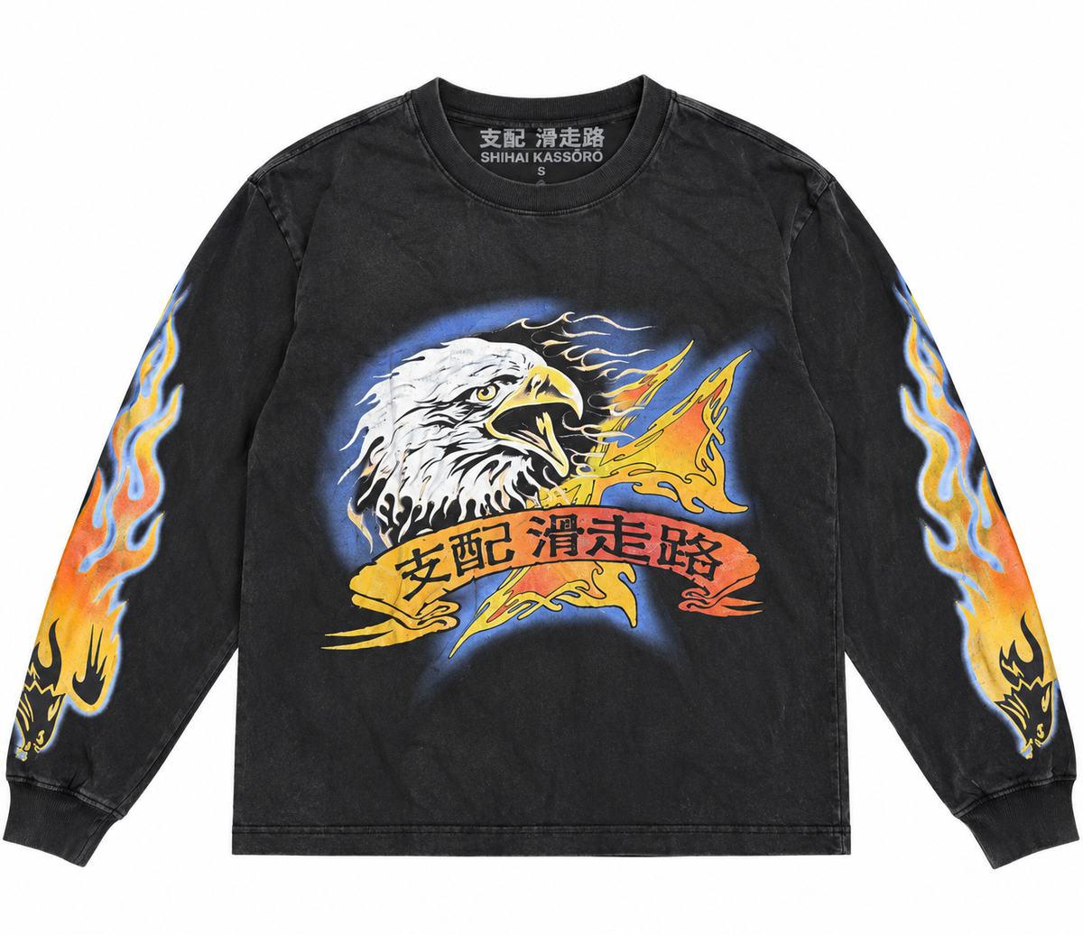 SHIHAI KASSORO Vintage washed Eagle