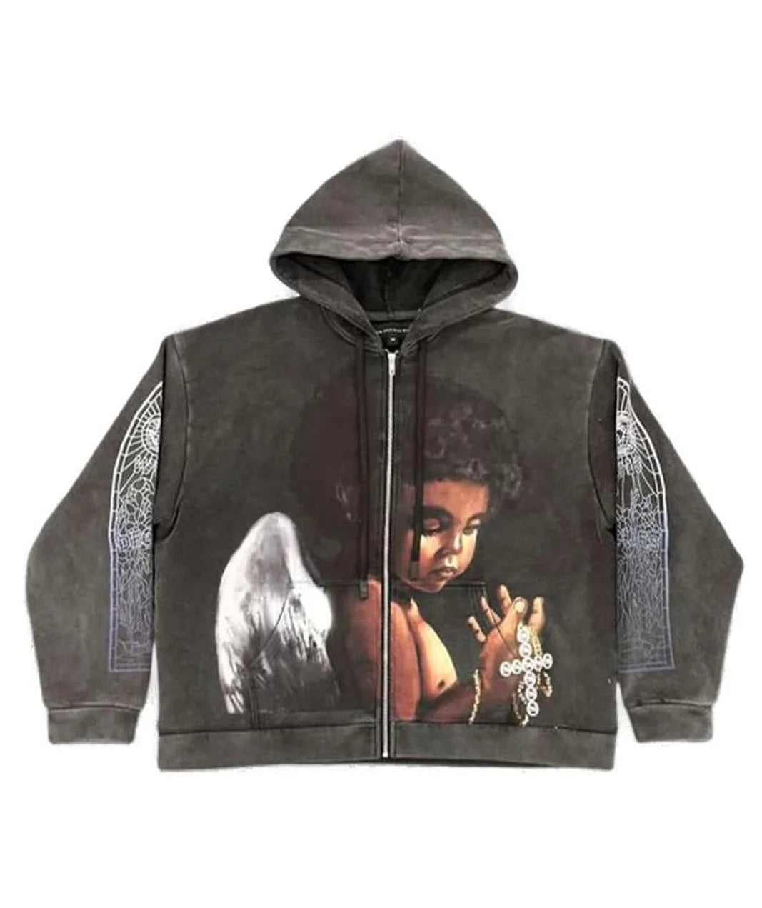 WHO DECIDES WAR Sacred Being Zip-Up Hoodie