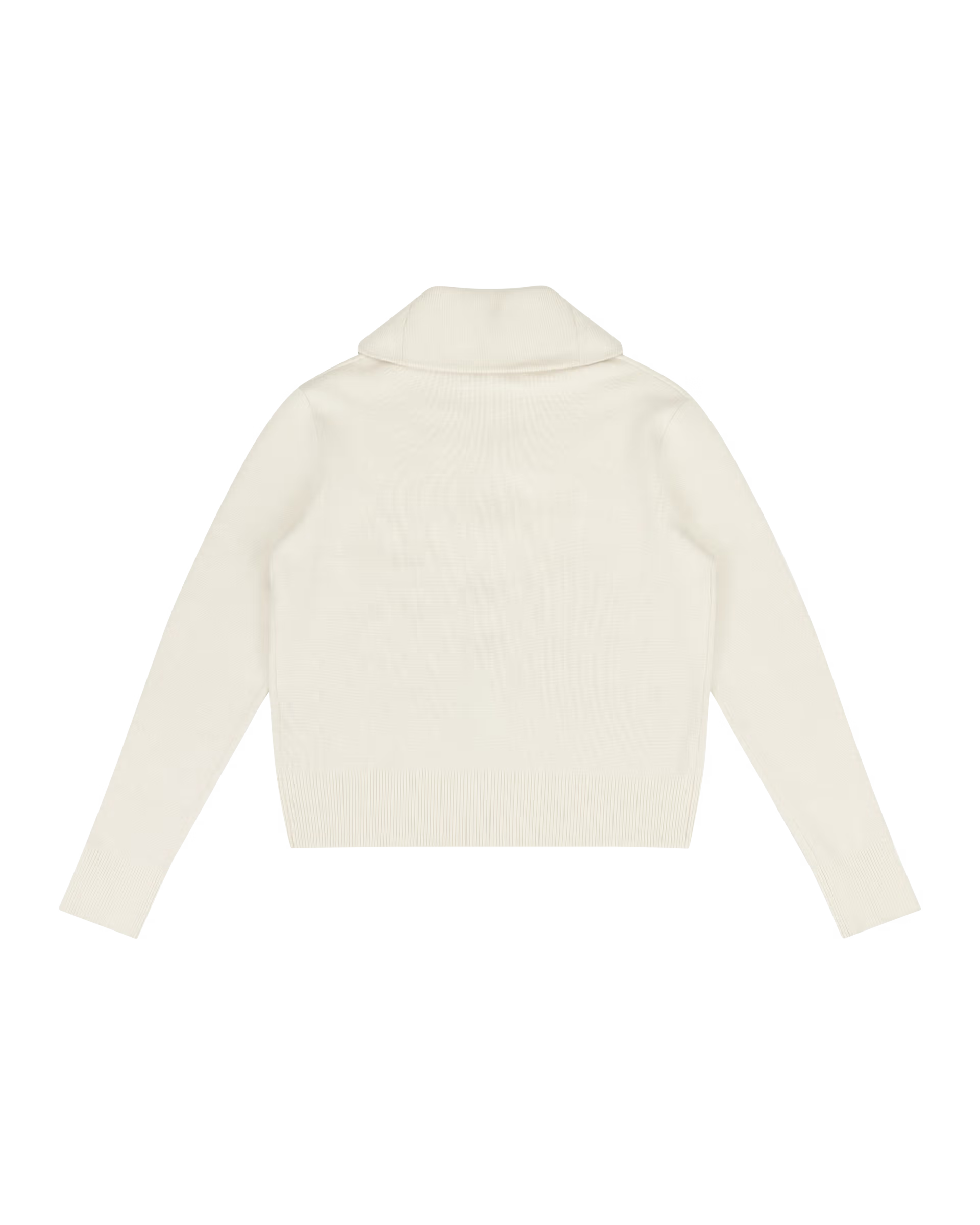 ENTIRE STUDIOS Knit Zip Up Jacket Ivory