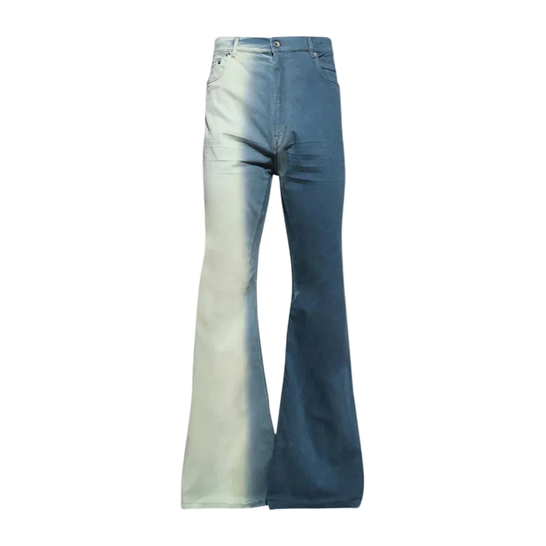 Rick Owens Bolan Bootcut Denim Pants Blue