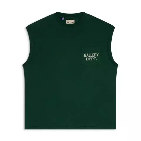 GALLERY DEPT. Augi Sleeveless Tee Hunter Green