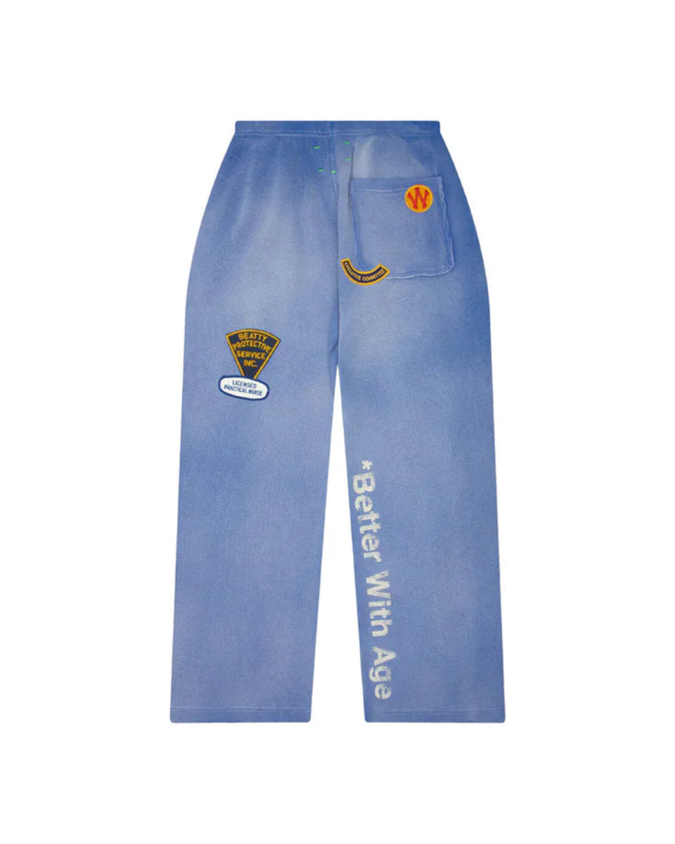 BETTER WITH AGE GENTLMEN'S WAFFLE SWEATPANT Blue