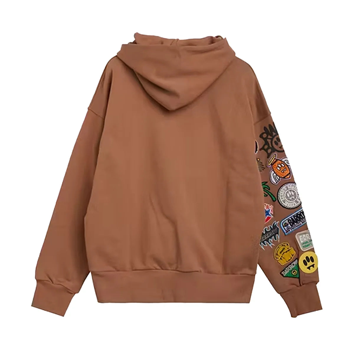 BARROW| BROWN PATCH HOODIE