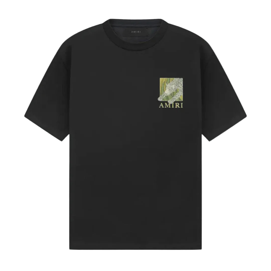 AMIRI Leopard Tee Black