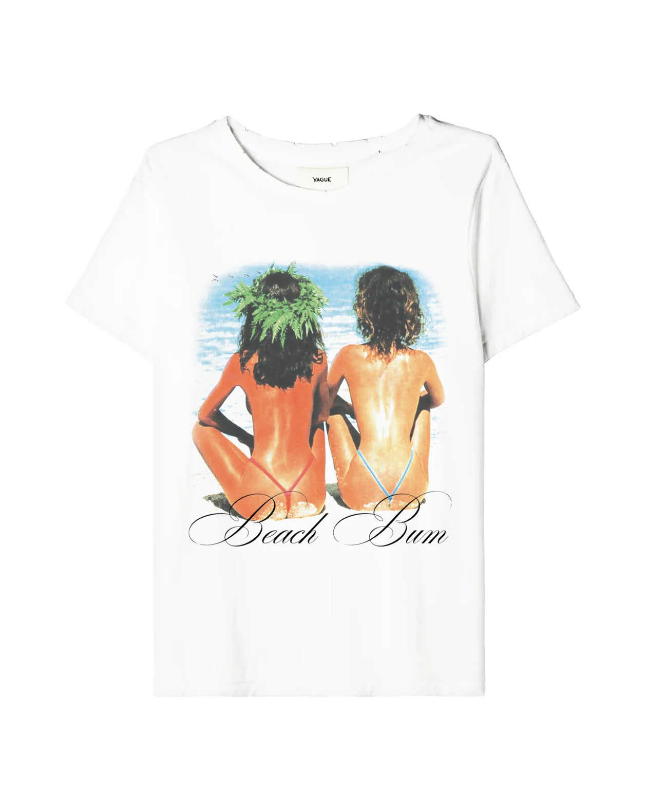 VAGUE BEACH BUM TEE WHITE