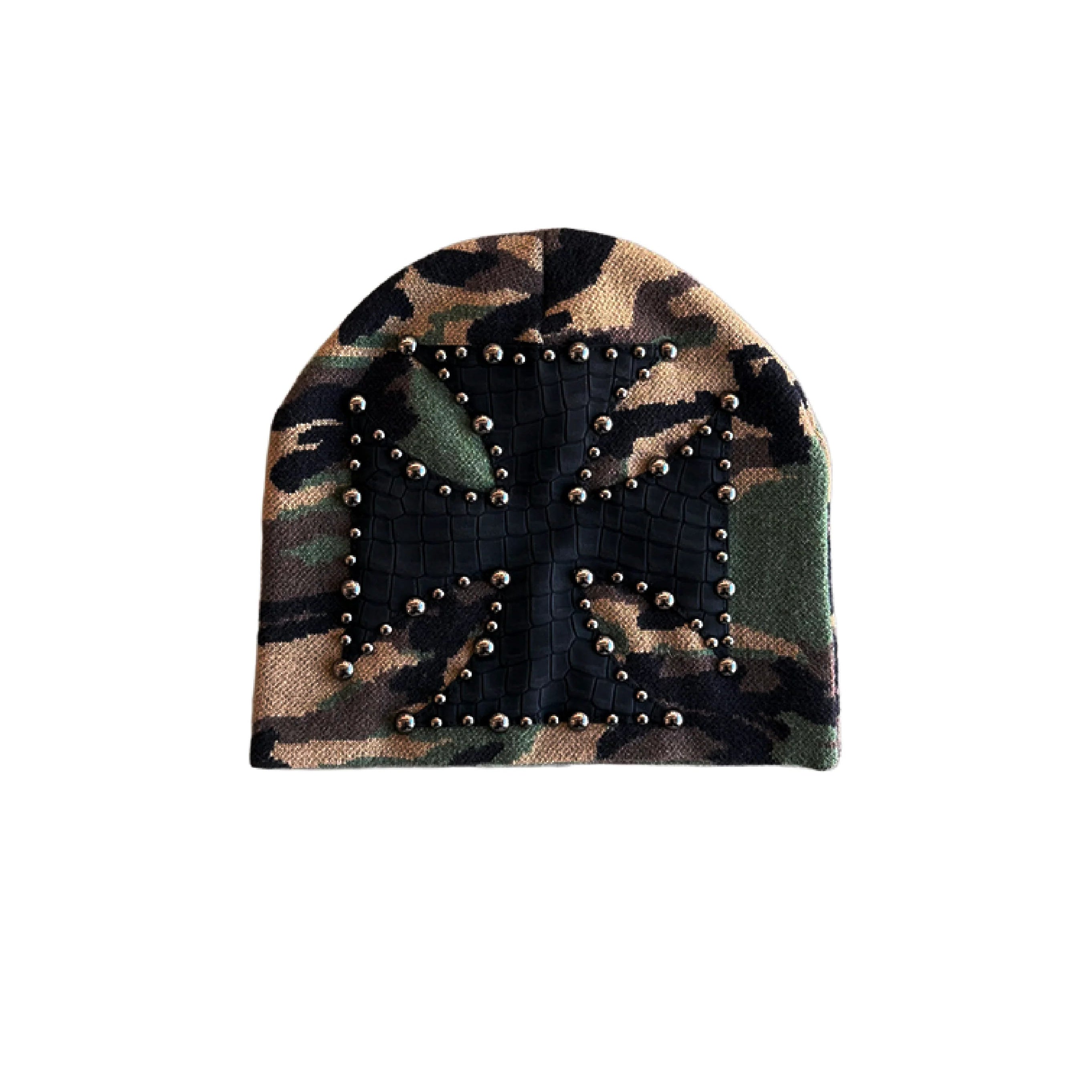 JP SORROWS HYSTERIA EMBELLISHED BEANIE CAMO