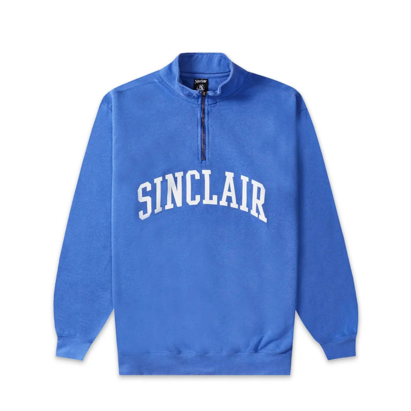 Sinclair Arch Logo Quarter Zip Jacket "Flo Blue"