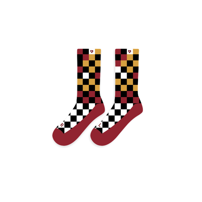 RED LETTERS Building Blocks Socks