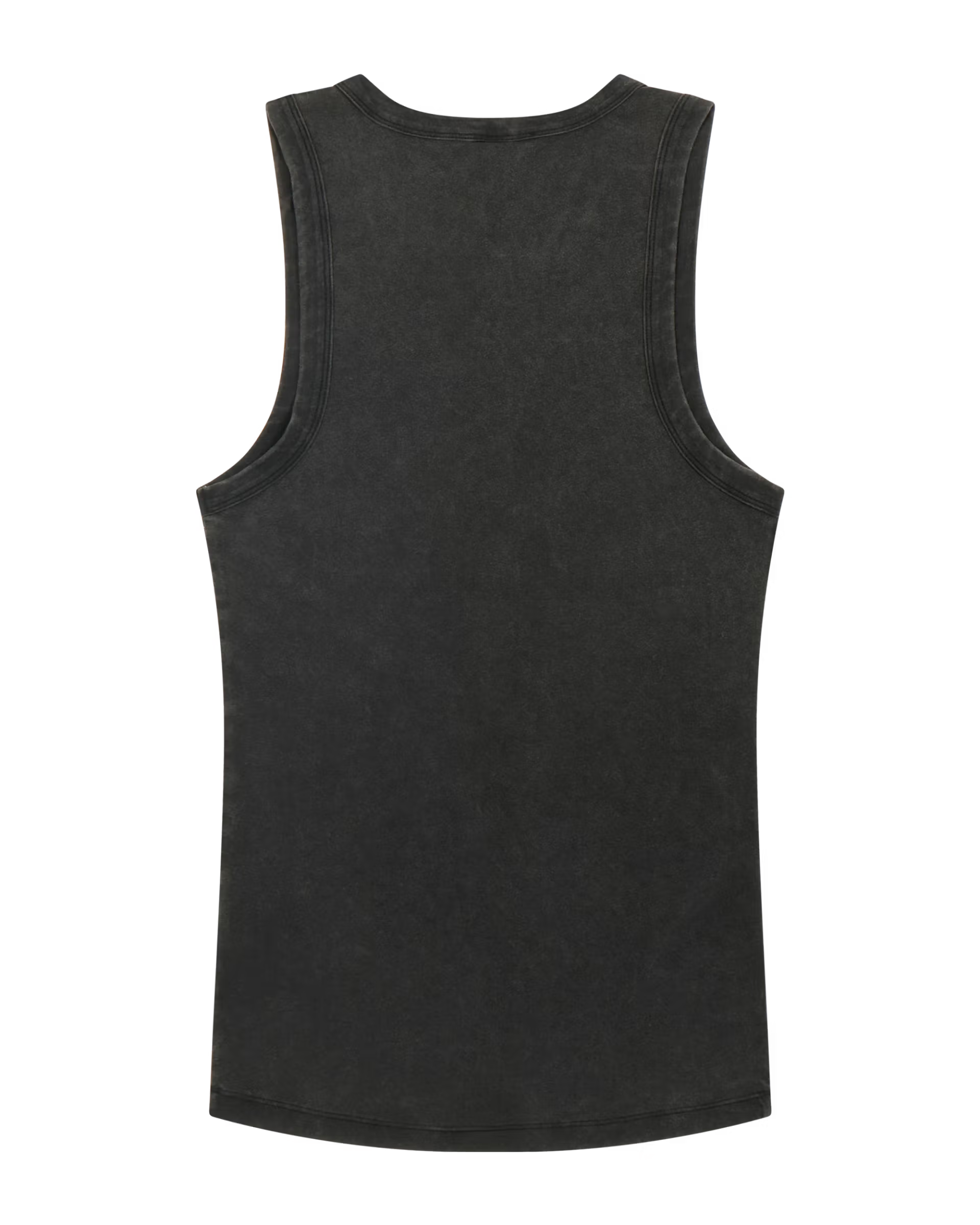 ENTIRE STUDIOS RIB TANK WASHED BLACK