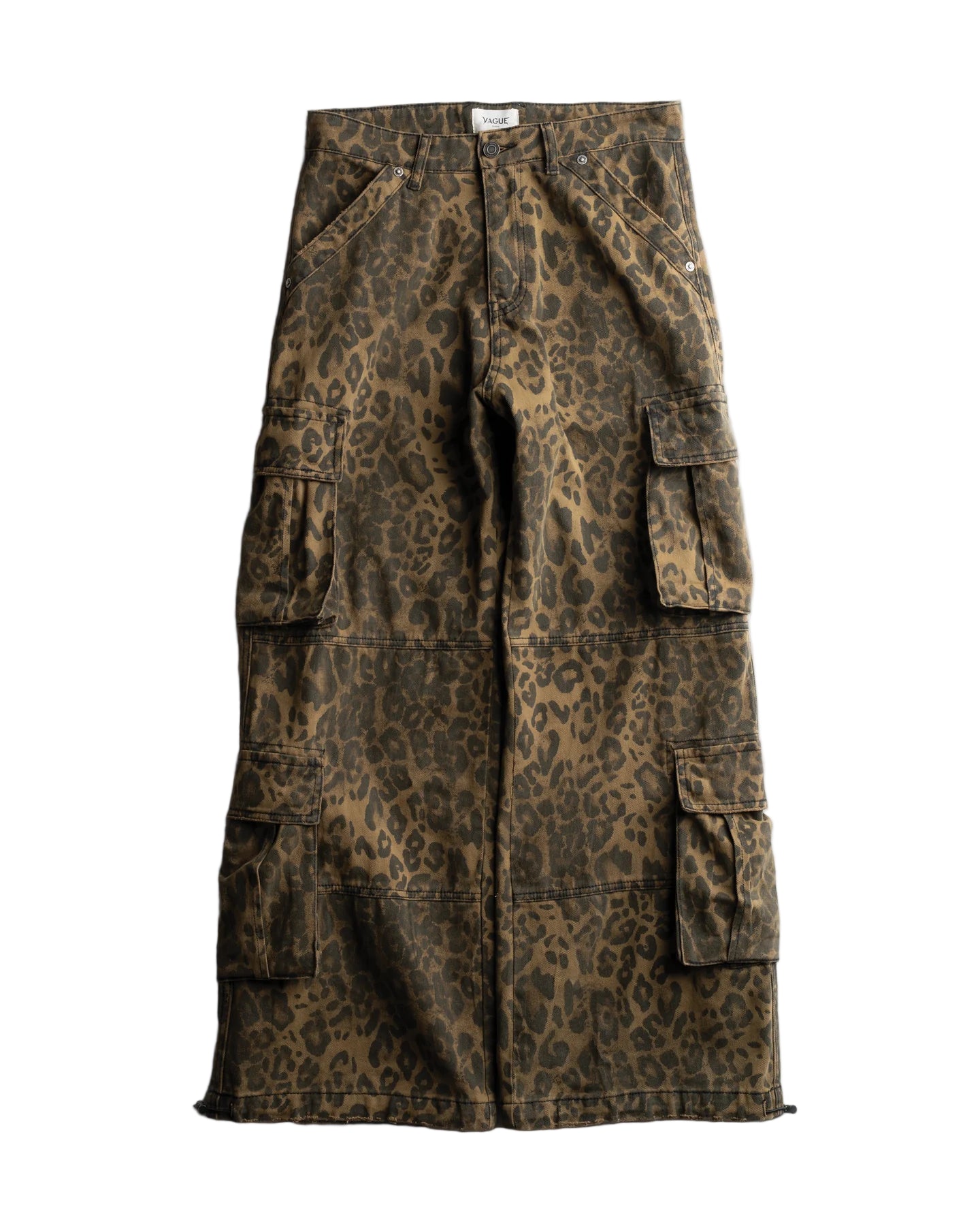 VAGUE PRECIOUS CARGO PANTS LEOPARD