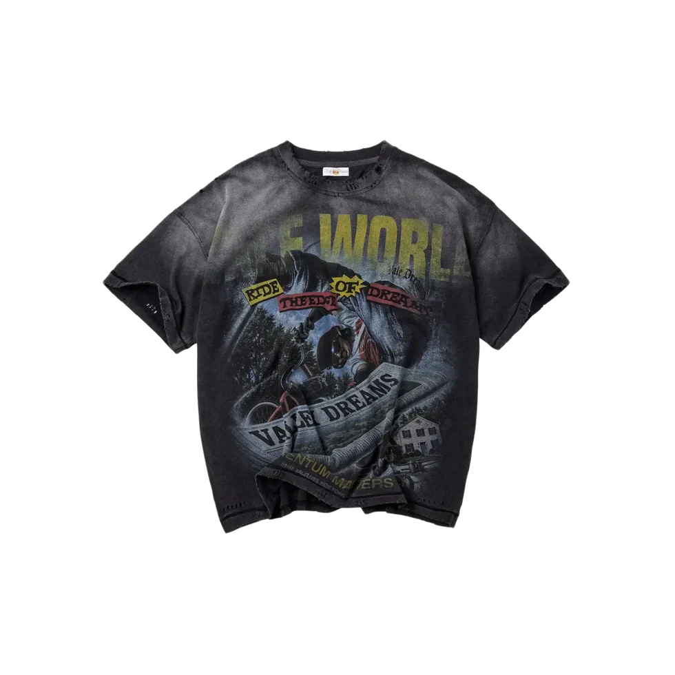 Vale Forever Newspaper Tee Black