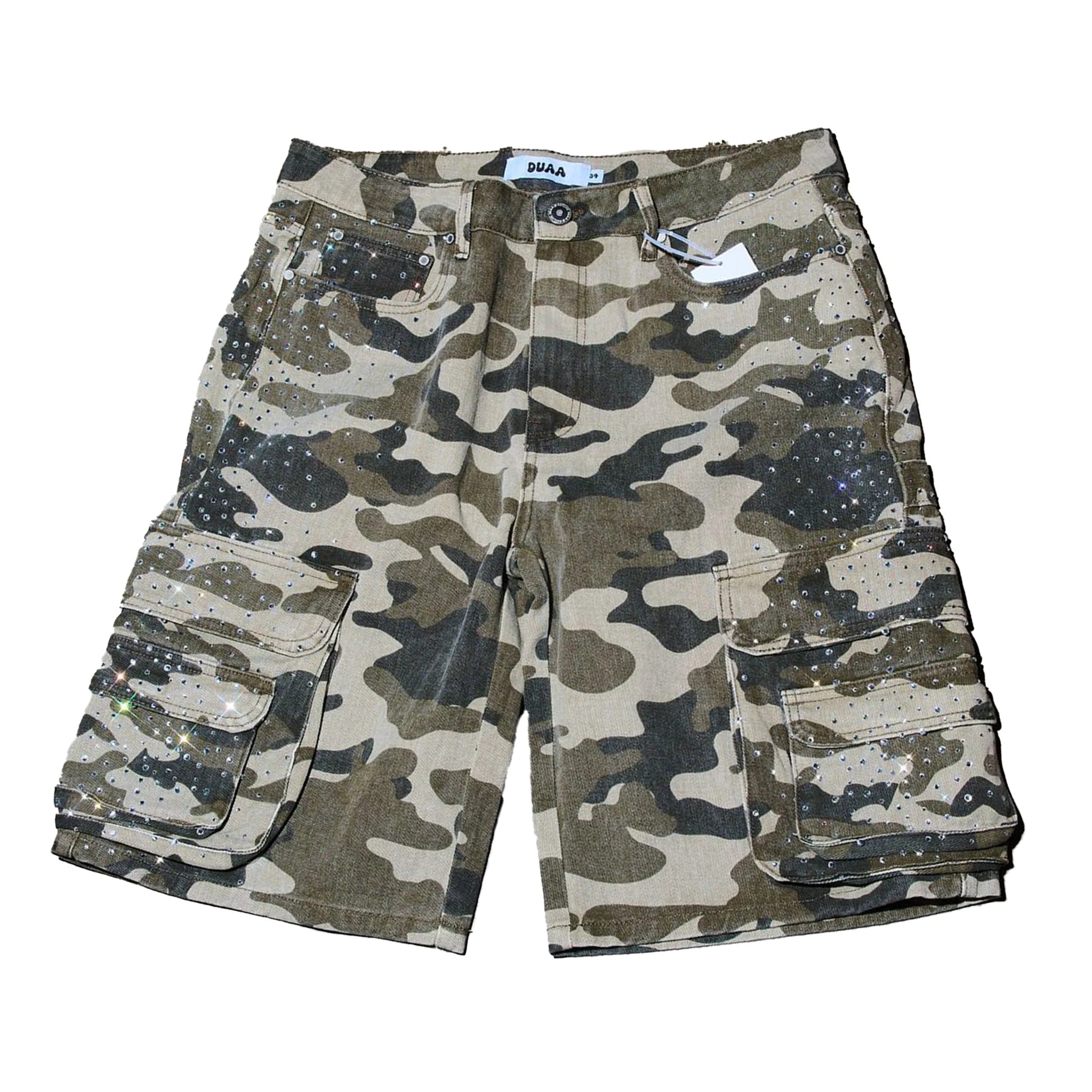 DUAA| CREATIVE GREEN CAMO CARGO