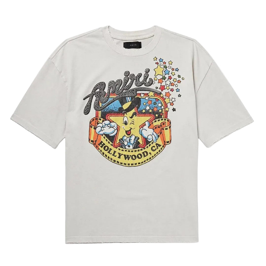 AMIRI Mr. Hollywood Oversized Tee White
