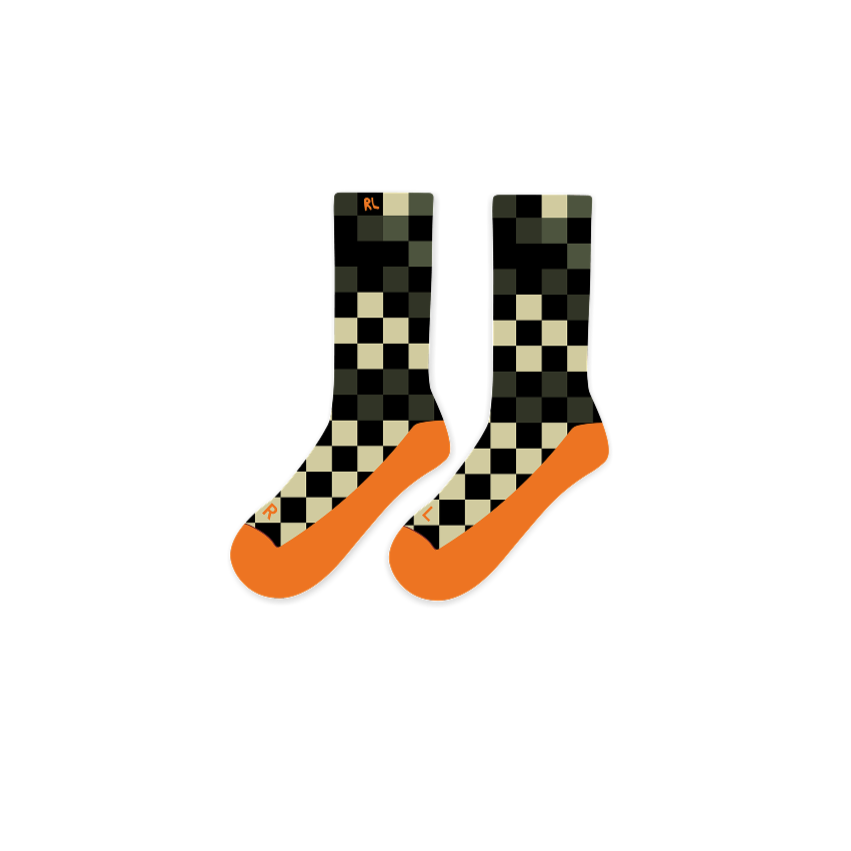RED LETTERS Digi Army Camo Socks