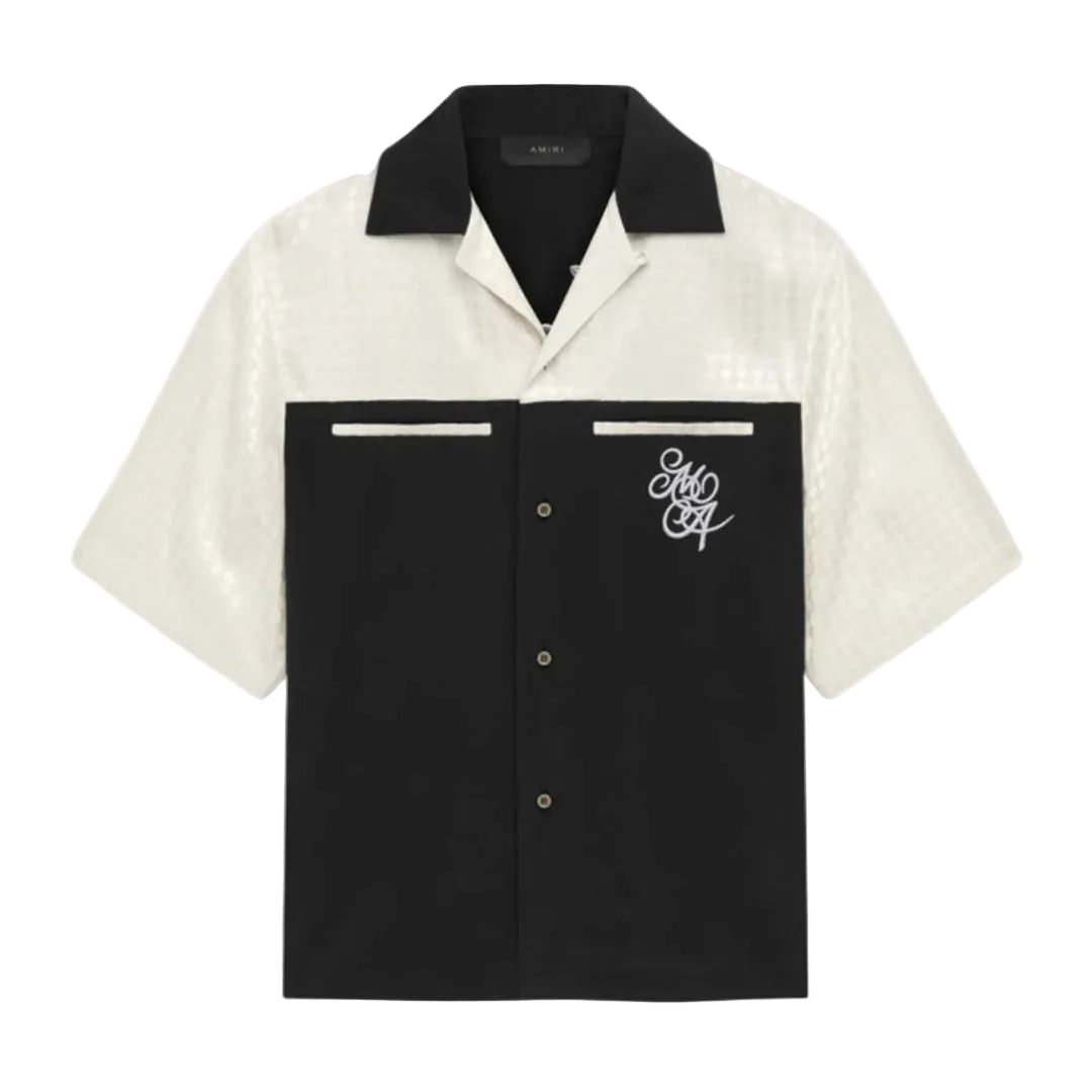 AMIRI MA Quad Yoke Camp Shirt Black