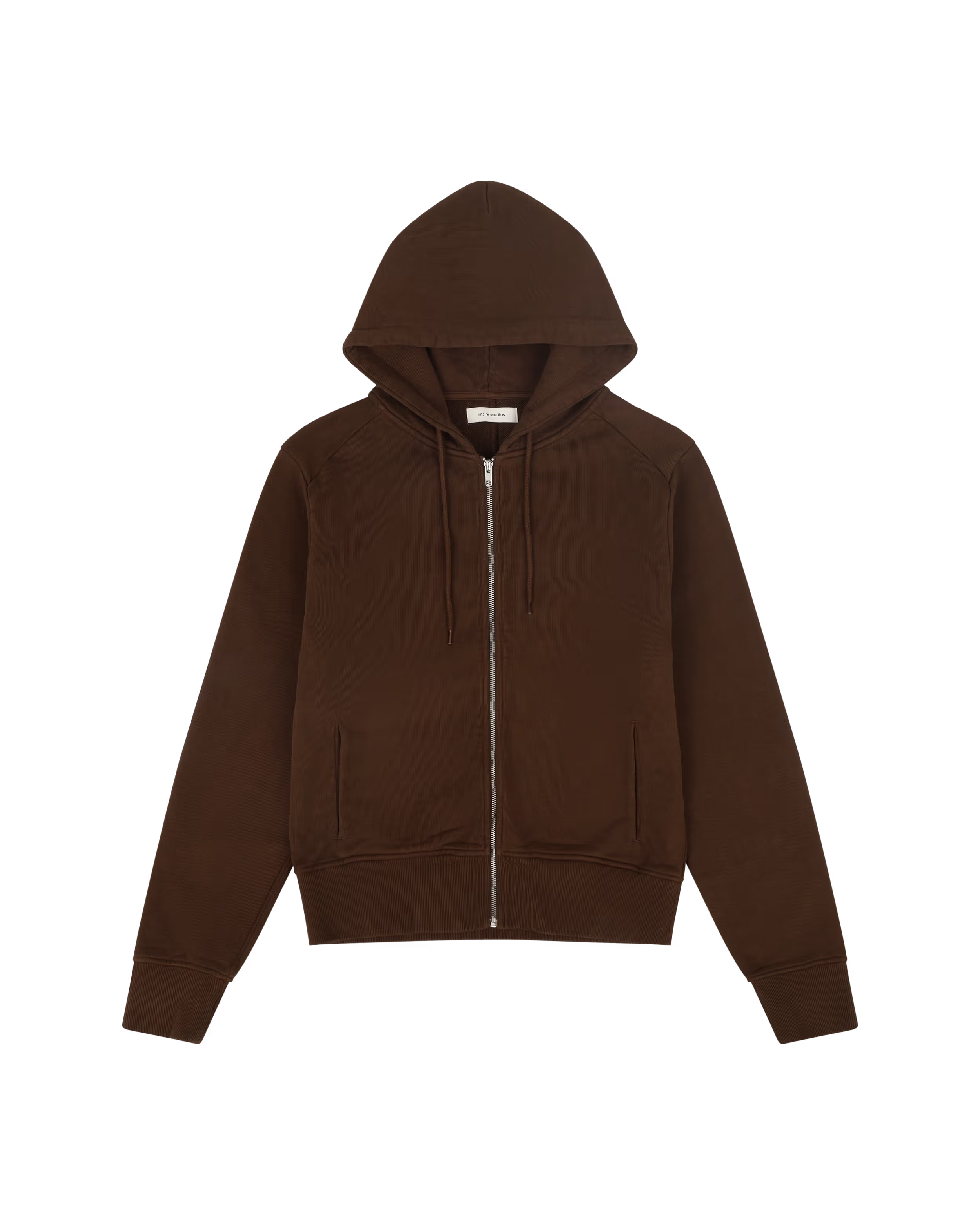 ENTIRE STUDIOS Slim Zip Up Brunette