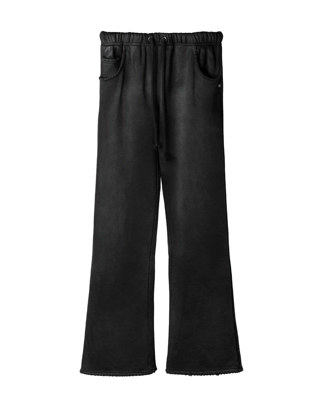 VAGUE FLARED SWEATPANTS SUNBEAT BLACK