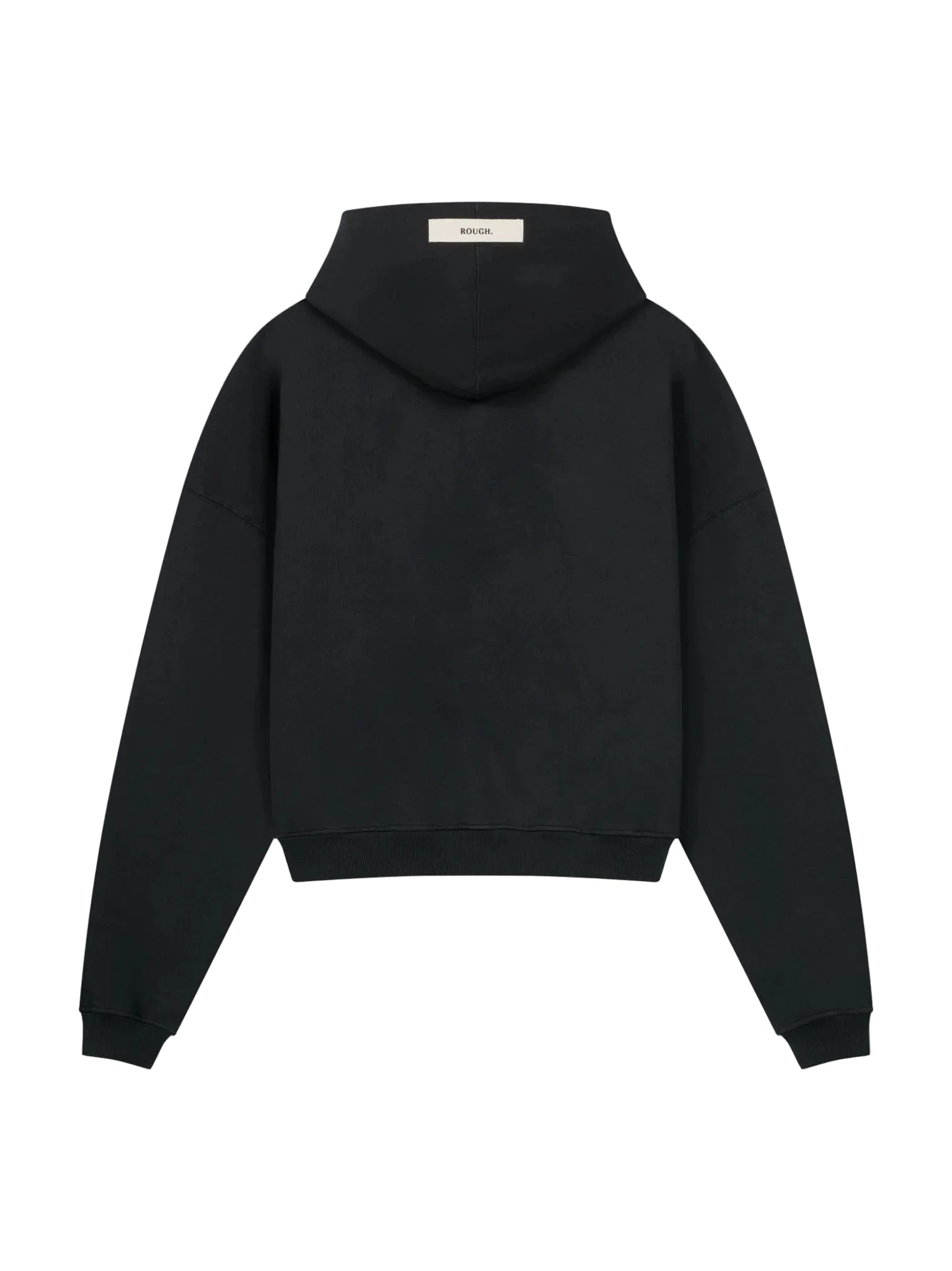 ROUGH BOTANIC HOODIE BLACK