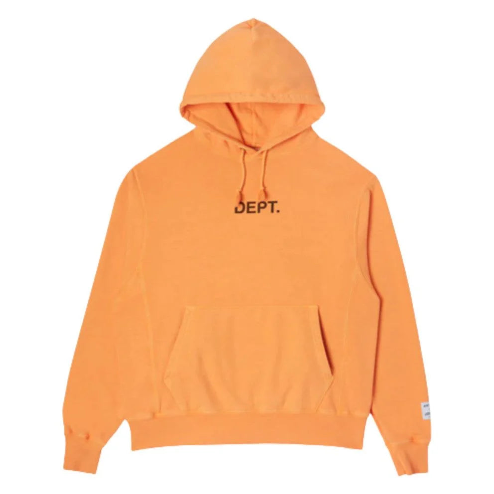 GALLERY DEPT. LOGO FLO HOODIE- ORANGE