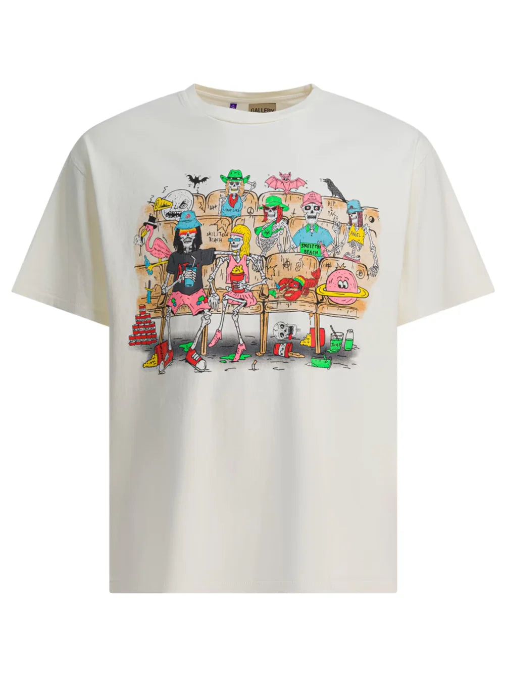 Gallery Dept Skeleton Beach Theatre T-Shirt in White