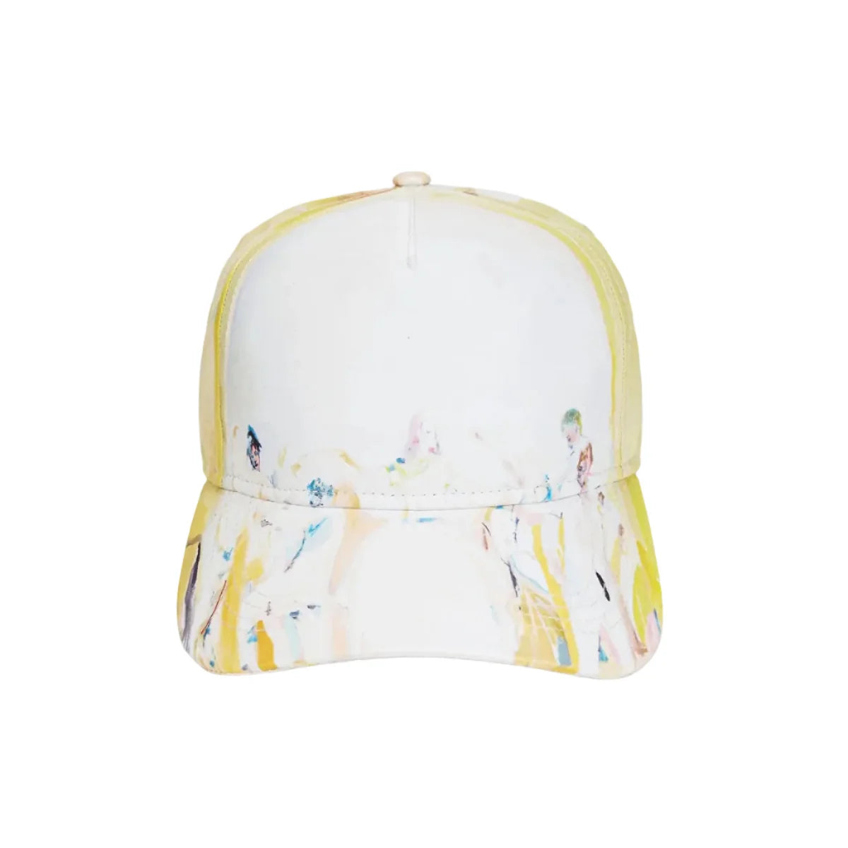 KID SUPER Stage Left Printed Hat-Yellow