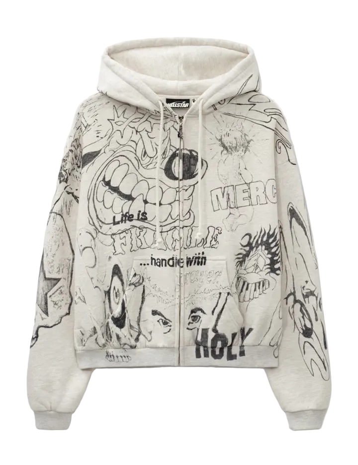 HELLSTAR GRAFFITI ZIP UP